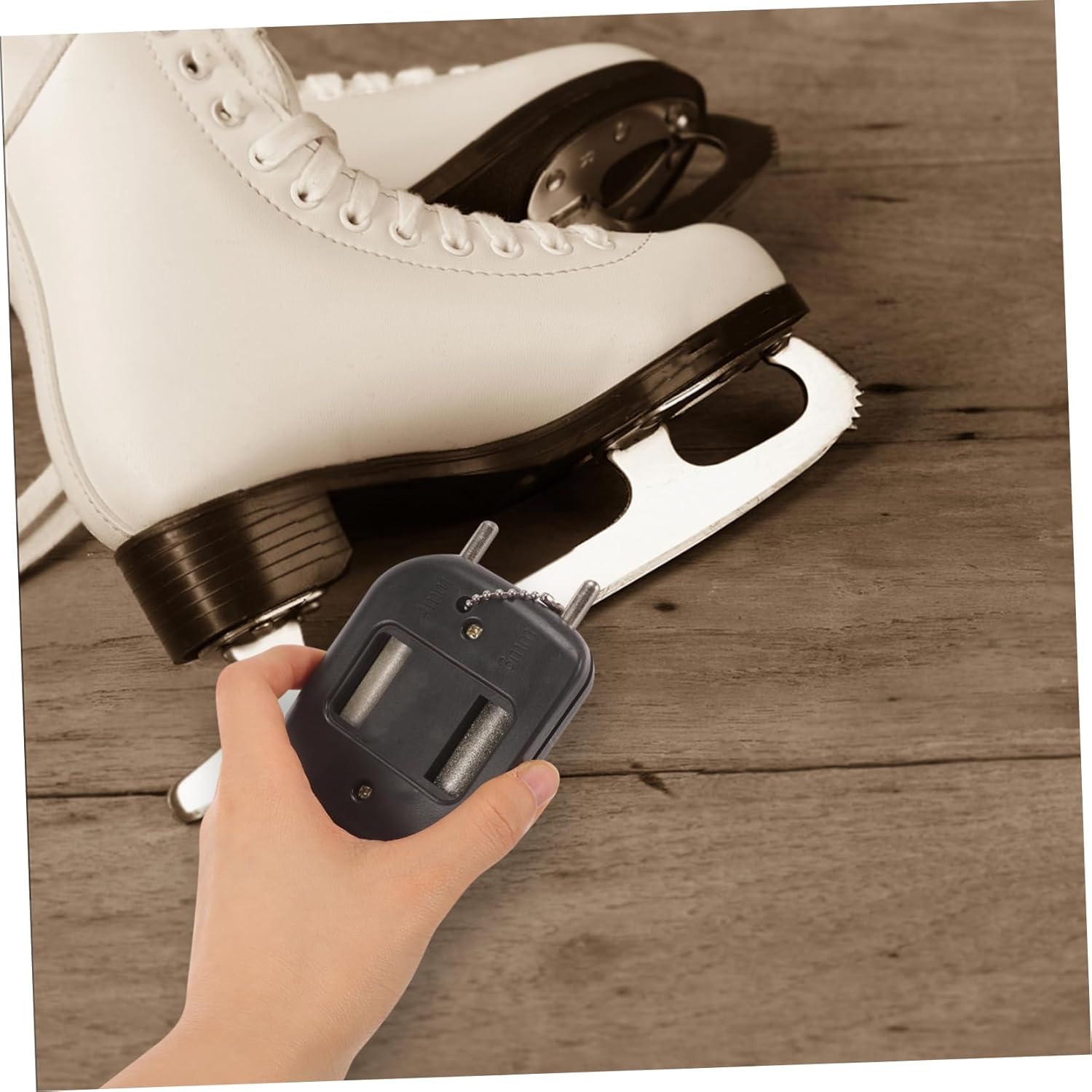 POPETPOP Ice Blade Sharpener Tools Skates Hockey Skate Grindstone Ice Skate Sharpener Convenient Skate Sharpener