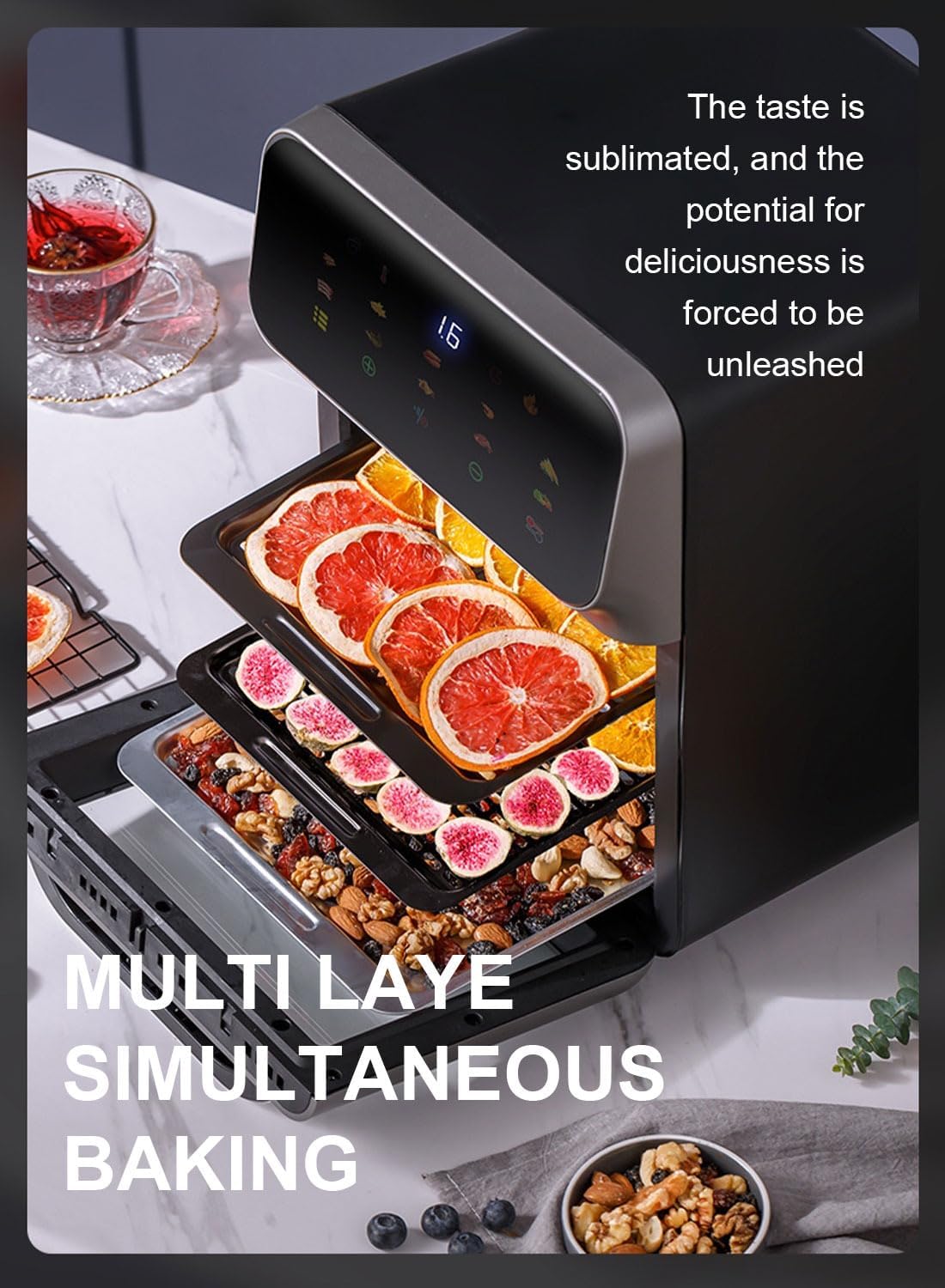 Air Fryer 10L for Grilling, Broiling, Roasting, Baking and