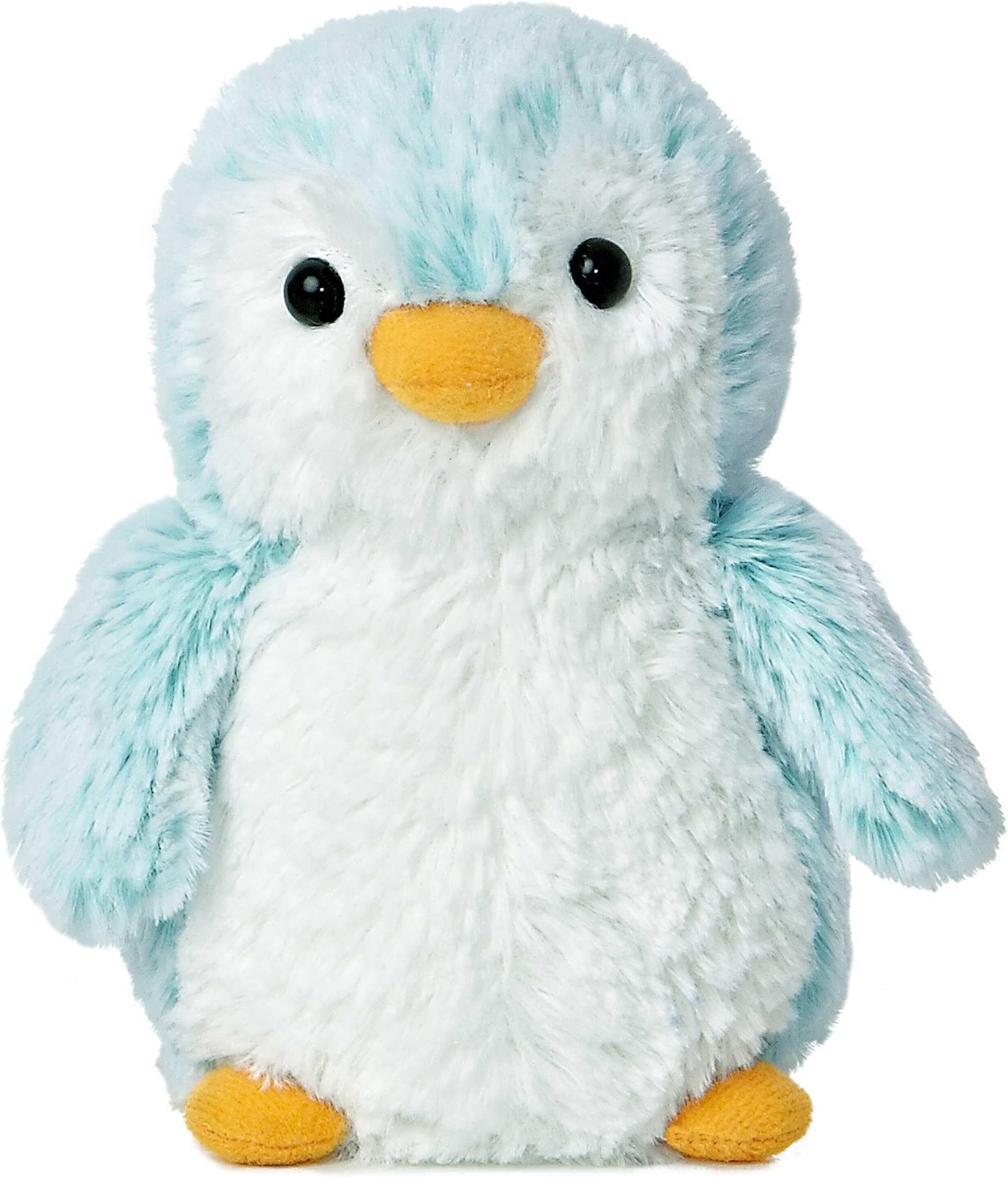 Playful Pompom Penguin™ Brights Stuffed Animal - Vibrant Companions for Warm Cuddles - Perfect for Adults, Kids, and Birthdays - Blue 6 Inches