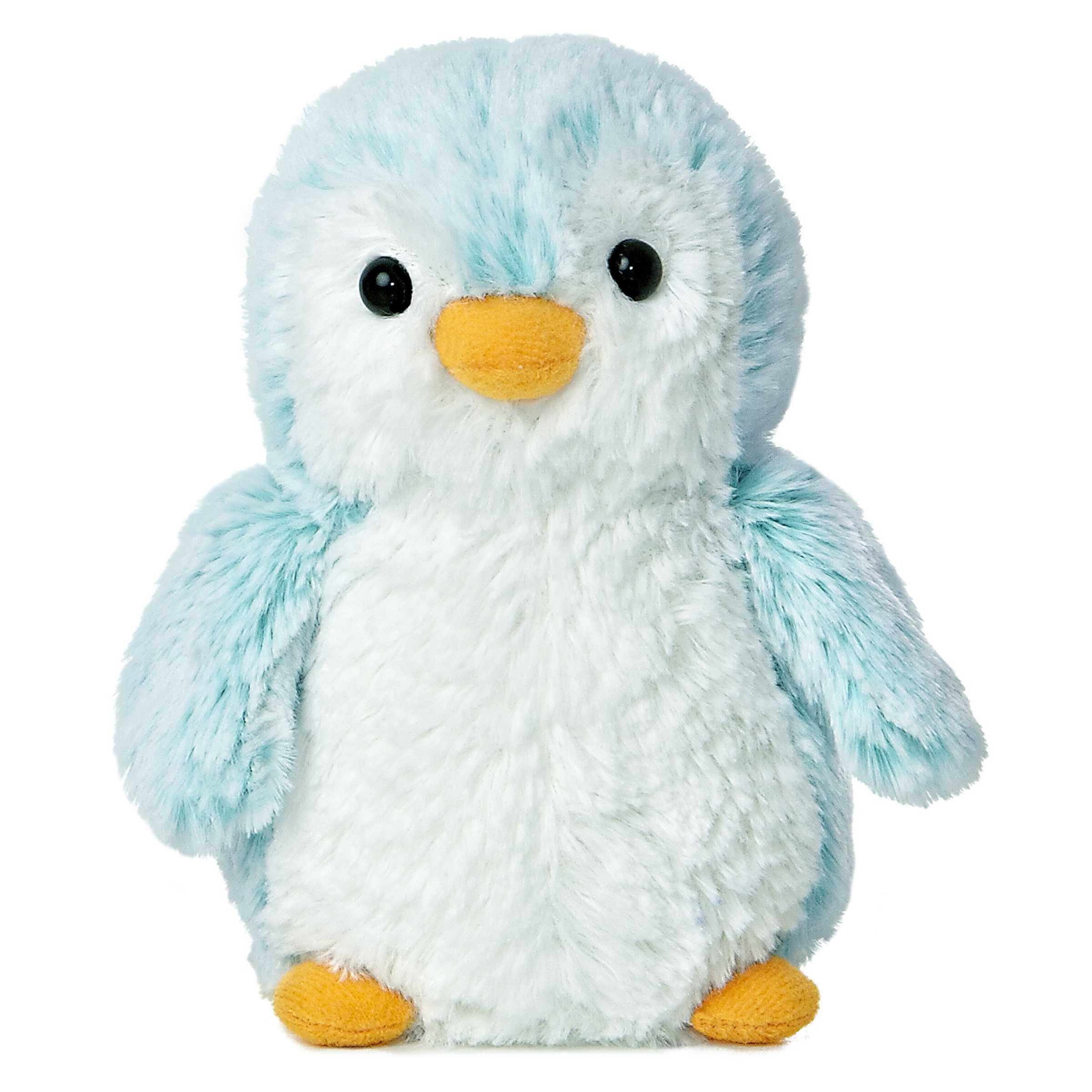 Aurora (Brights Blue) - World Pom Pom Penguin Bright Blue Plush, 15cm