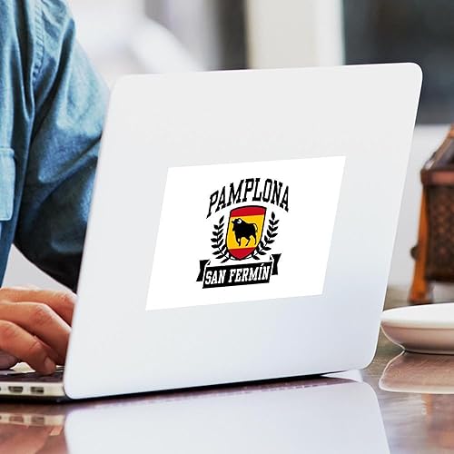 Vista 3 de CafePress Pegatina rectangular para parachoques de Pamplona San Fermín