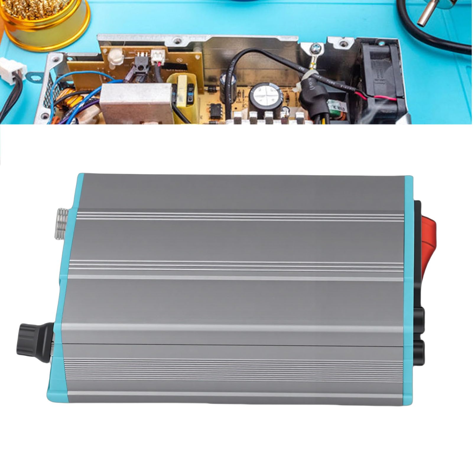 Vikye Zestaw Stacji Lutowniczej T210 Pro 120 W, Szybkie Nagrzewanie 2S, Zestaw Stacji Lutowniczej z Wyświetlaczem LCD z Antystatycznym Przewodem Uziemiającym, Automatyczne Uśpienie i (wtyczka UE)