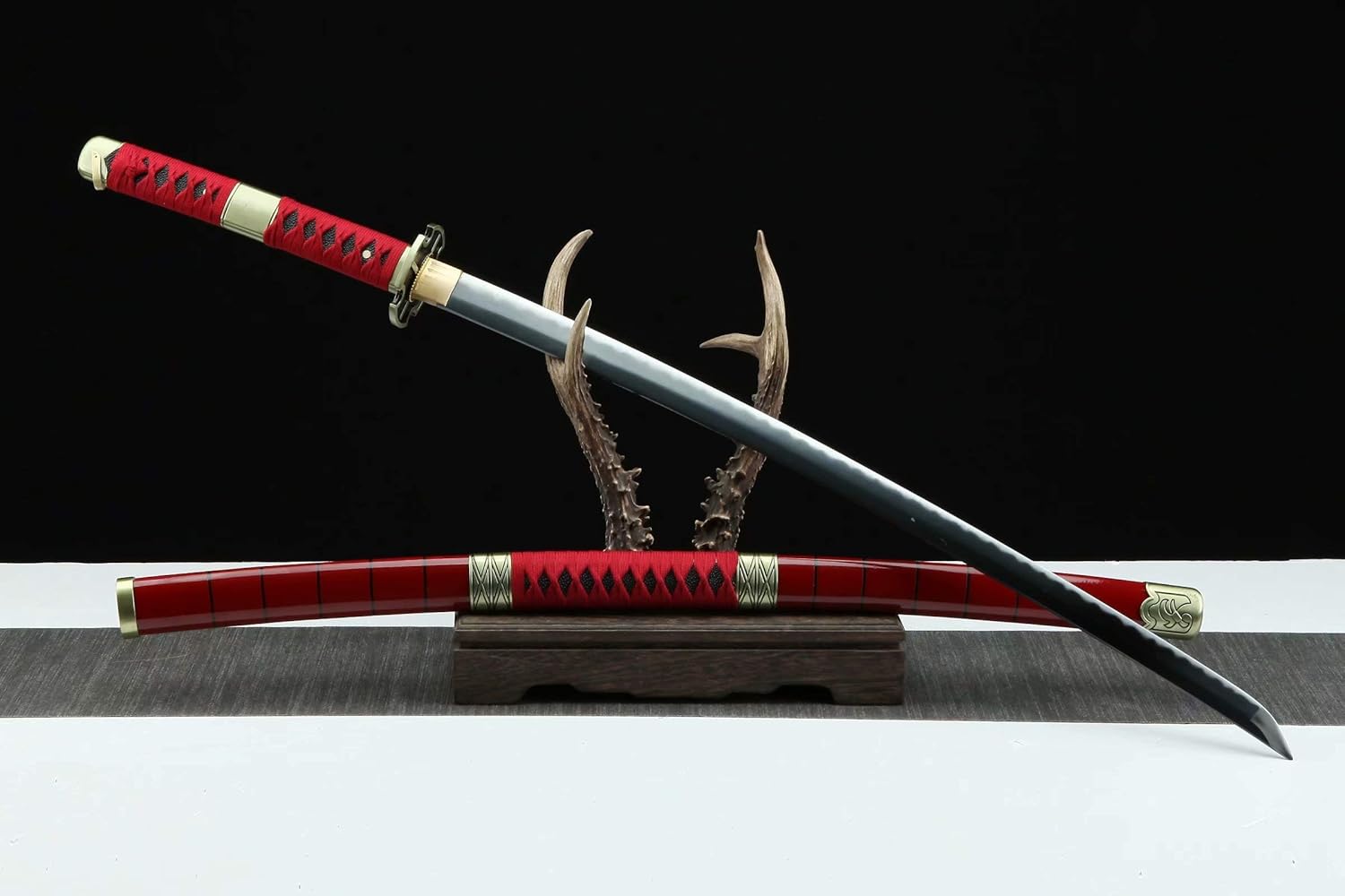 Roronoa Zoro's Katana Japanese Anime Cosplay Replica Sword Game 1045 Carbon Steel Handmade Real Japanese Samurai Sword