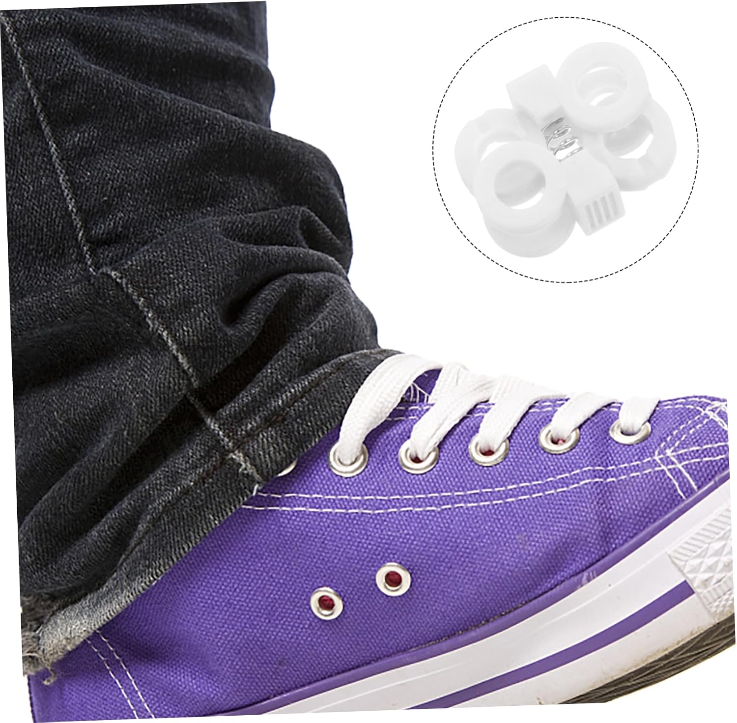 Holibanna 10pcs Lazy Shoe Lace Buckle Shoe Accessories Shoelaces Shoe Lace Buckle for Adults Shoe Lace Locking