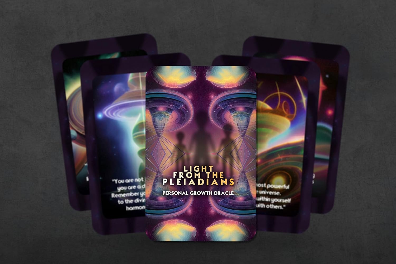 Ibiza Tarot Light from the Pleiadians - Personal Growth Oracle Cards | Fortune Telling Oracle Cards Deck for Beginners | Authentic Experience - Set of 24 Cards