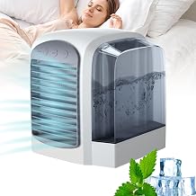 2025 Breezy Comfort AC Upgraded Portable Mini Air Conditioner 3 Quiet Vaporizer Air Cooler Small AC for Home Office Travel
