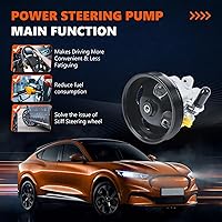 Vista 4 de Bomba de Dirección Asistida 21-5478 Compatible con Altima 2007-2013 L4 2.5L Gasolina Sedán/Coupé, para X-Trail 2002-2011 L4 2.5L Gasolina