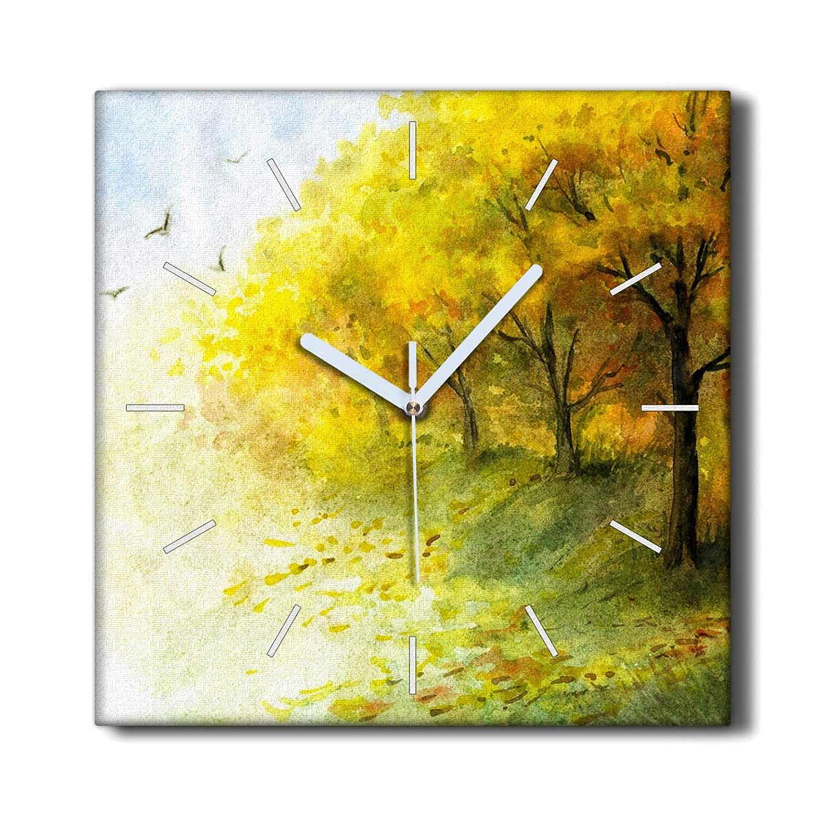 Horloge de Salon Nature Oiseaux pour une Décoration Murale Zen