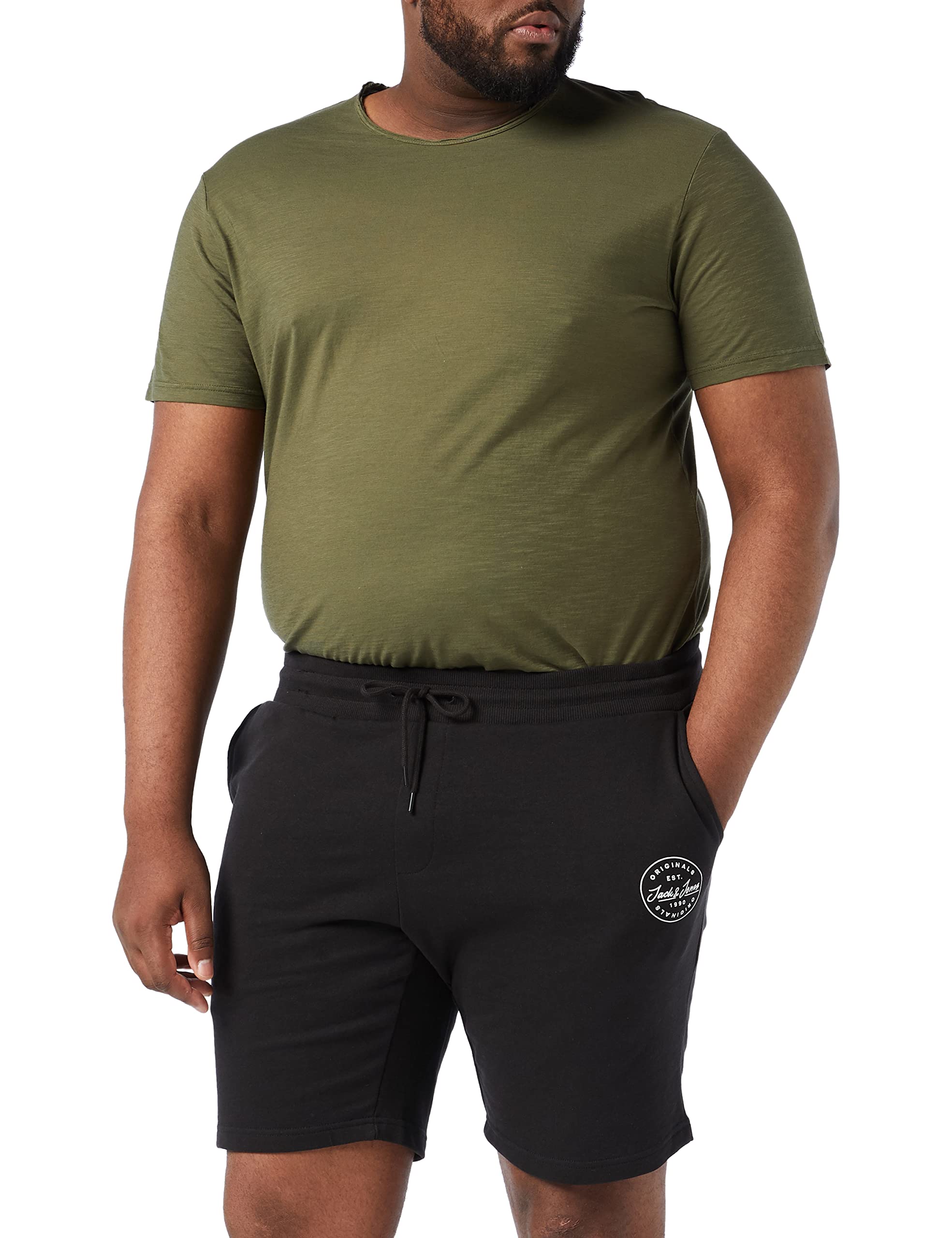Jack & Jones Jji Shark Jjsweat Pantalones Cortos At PS Sn Hombre