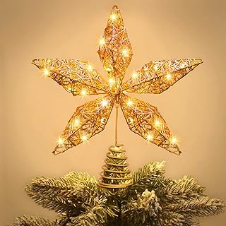 Elegant Christmas Star Tree Topper