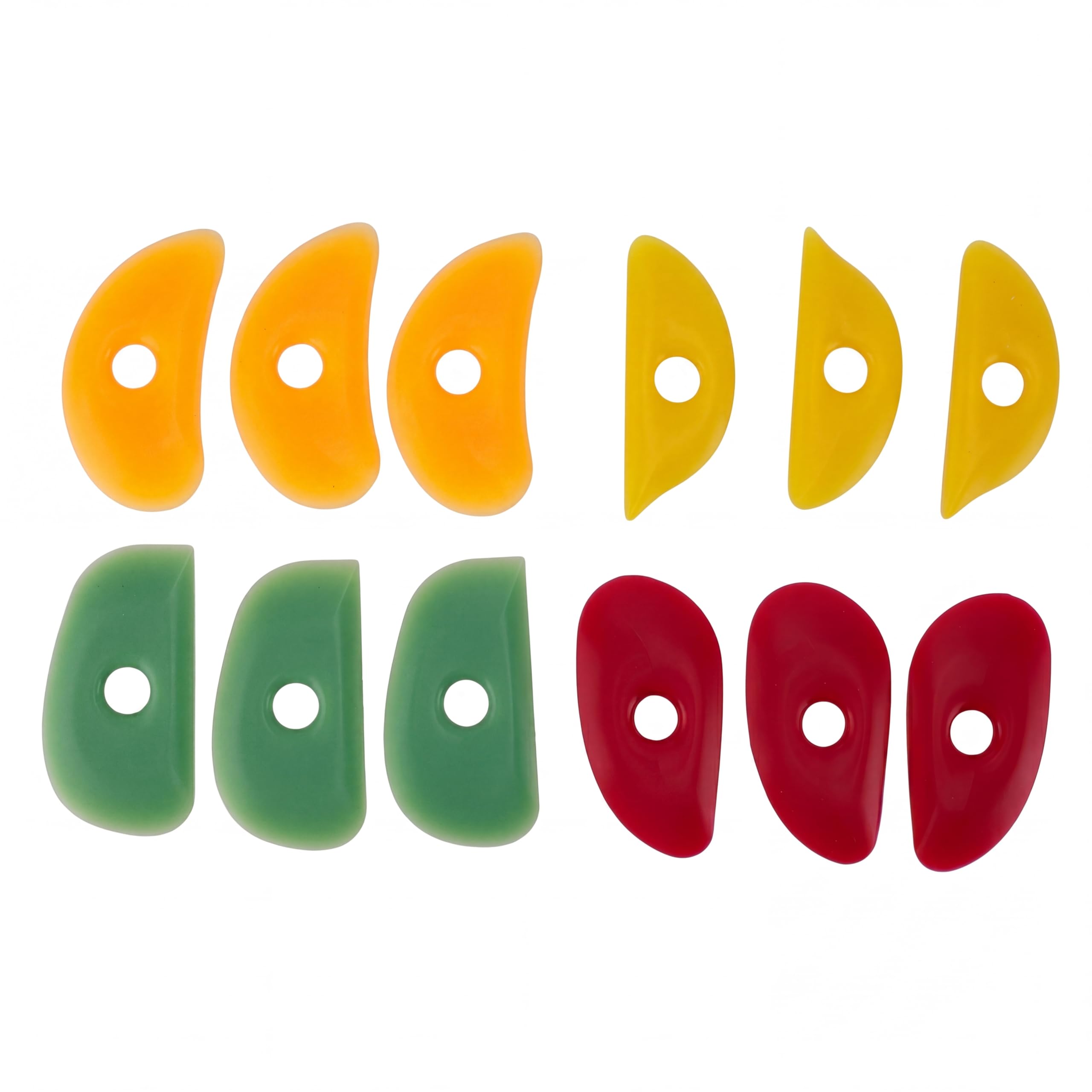 Outils en céramique pour outils d'argile de poterie | Set 12 pièces silicone souple