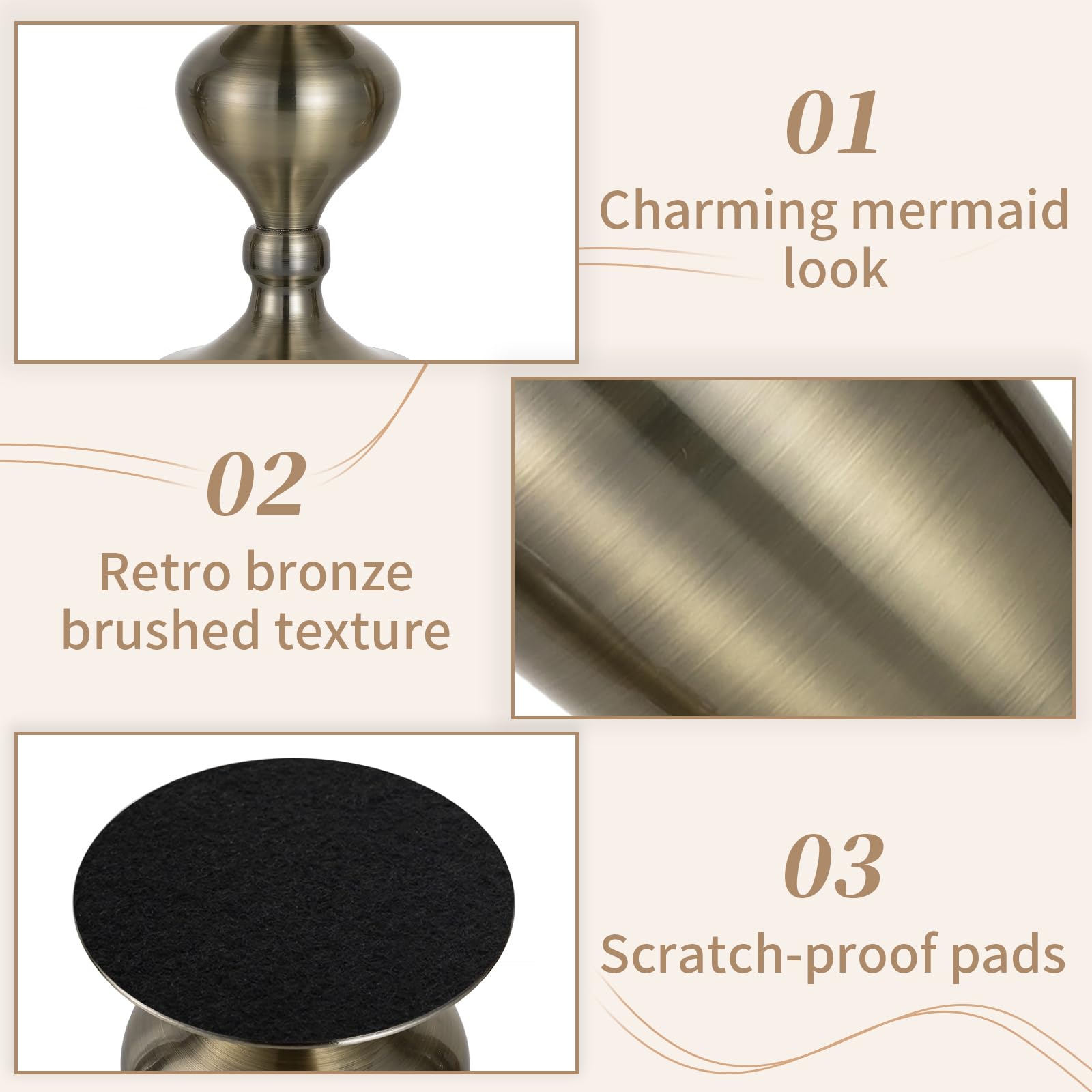 Bougeoir En Fer Forgé | Support De Bougie De Table Noir, Base Ronde à Rayures Rétro, Bougeoir Décoratif Pour Centres De Table Frifer