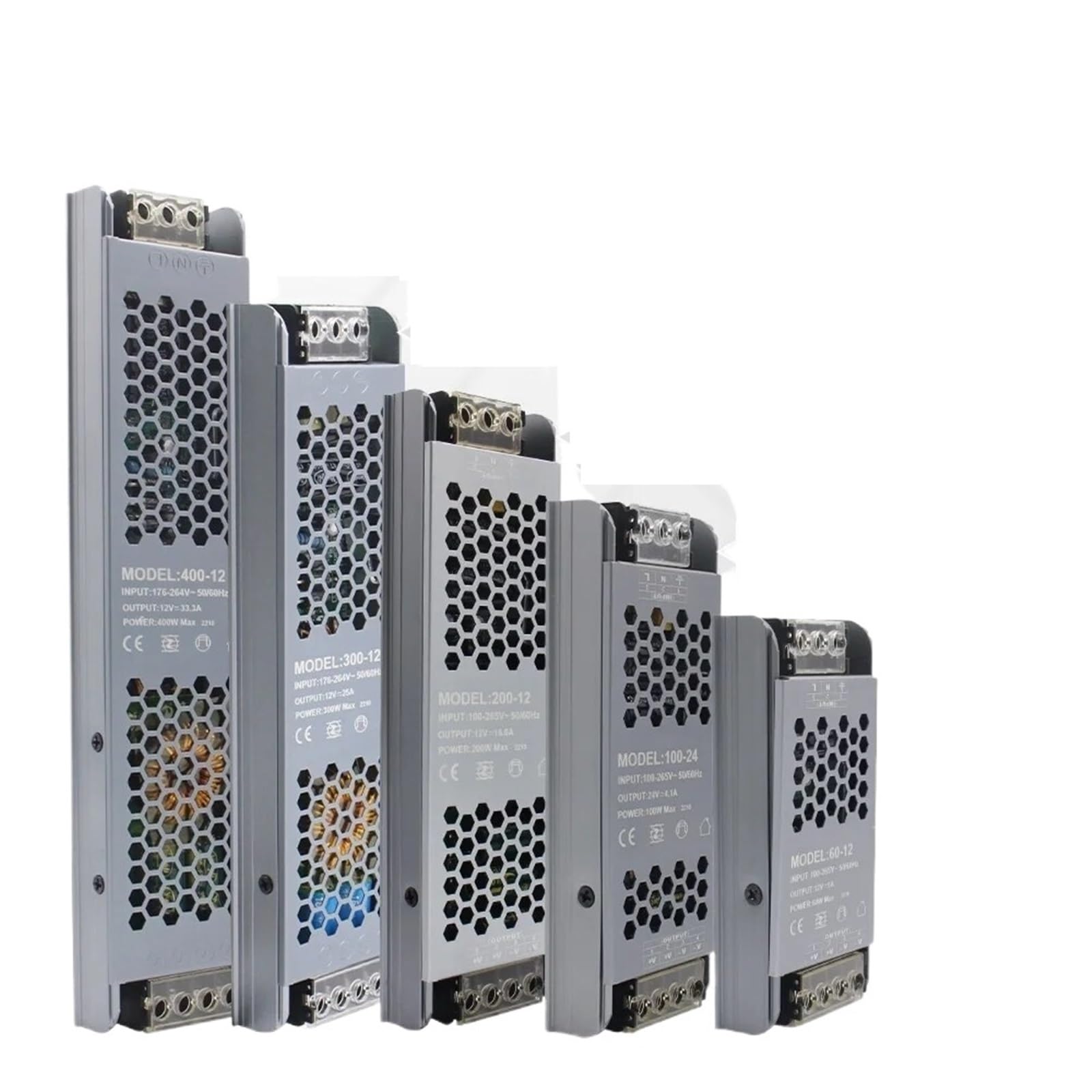 Fuente de alimentación de controlador de tira LED.(DC24V,400W)