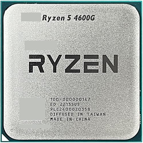 CPU Ryzen 5 4600G R5 4600G 3.7 GHz 6-Core 12-Thread CPU Processor 7NM L38M 100-000000147 Socket AM4 But Without Cooler Responsive and Powerful