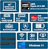 iCarp Customized Laptop Made with Asus Zenbook 14 AI Laptop 14" WUXGA OLED Touch AMD Ryzen AI 9 465 (Up to 50 Tops) 16GB DDR5 512GB/1TB/2TB SSD for Creator Designer Business Professional Win11 5