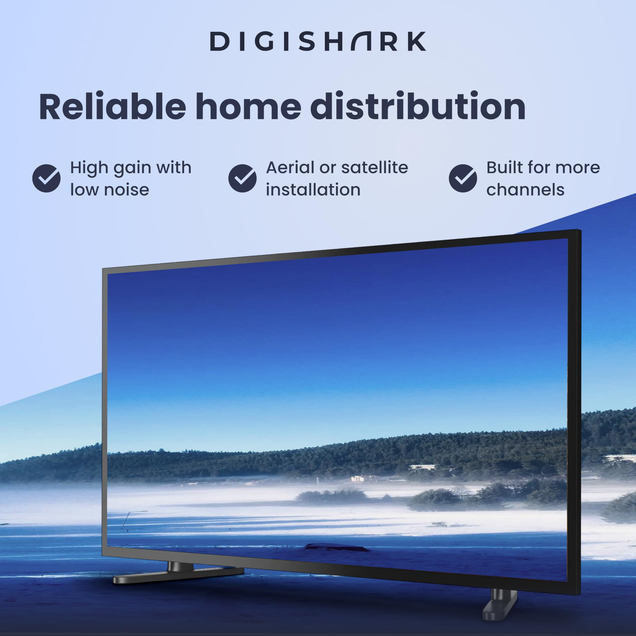 Amplificatore di segnale antenna TV a 8 vie, migliora la qualità dell'immagine e la ricezione del canale, compatibile con bypass IR, filtro LTE 4G/5G integrato, Freeview HD UHF Ch 21-60, 4K