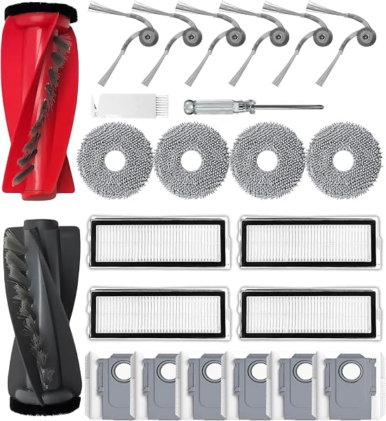 Akcesoria zamienne do odkurzaczy Roborock Qrevo S5V / Qrevo Curv/Qrevo Curv S5X / Qrevo Edge/Qrevo Edge S5A, 1 szczotka