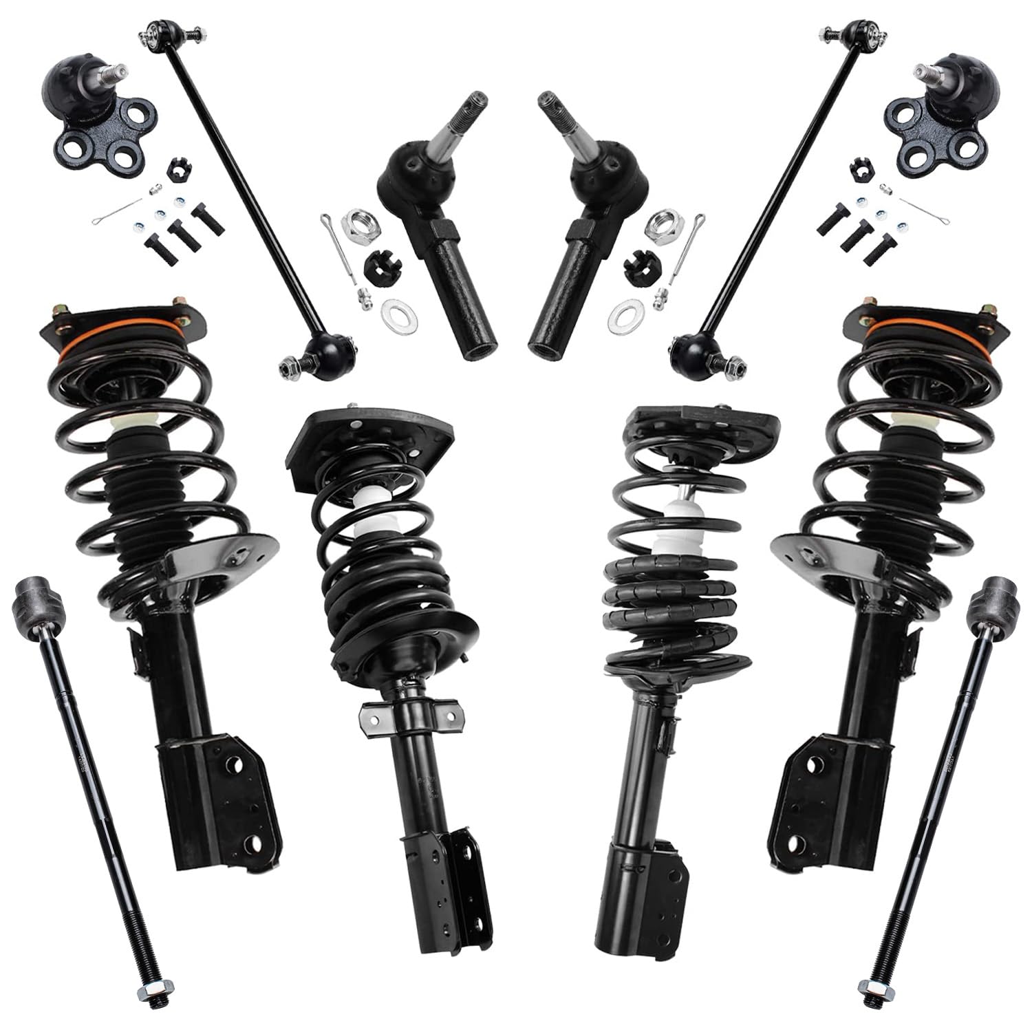 Detroit Axle - Struts Kit for 2004-2008 Pontiac Grand Prix 2005 2006 2007
