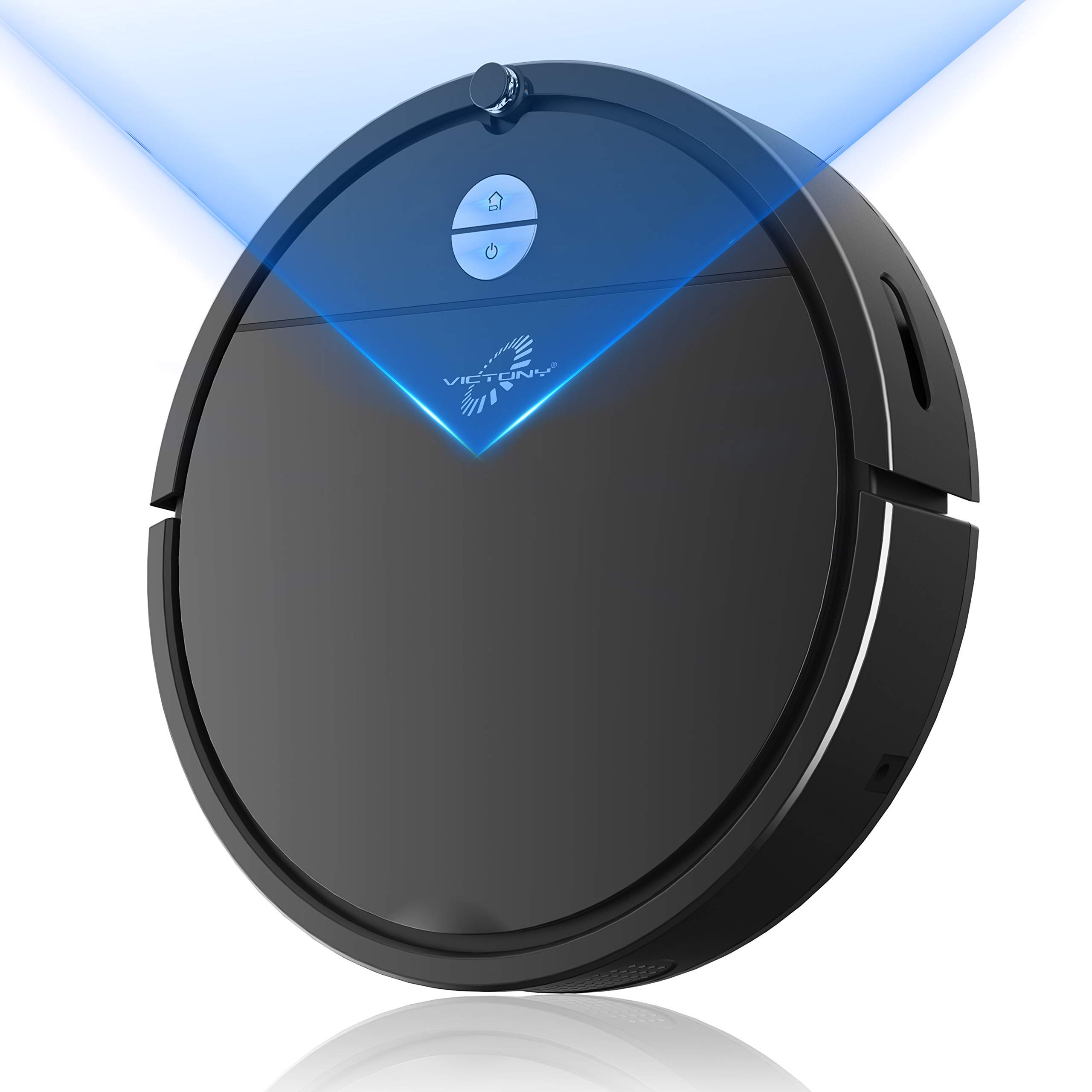 Robot Vacuum, VICTONY 1650PA Robotic Vacuum Cleaner with Self-Charging, 360° Smart Sensor Protectio, Multiple Cleaning Mod...