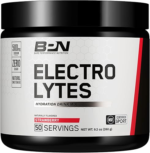 Vista 12 de BARE PERFORMANCE NUTRITION BPN Electrolytes Go Packs Hydration Drink Mix Sugar Free Electrolyte Powder 500mg Sodium per Serving Naturally