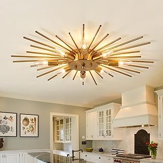 25 Modern Bathroom Ideas That Redefine Minimal and Sophisticated Design 137 ZGLAOJT Semi Flush Mount 8 Light Ceiling Light Modern Metal Ceiling Ligh...
