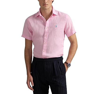 Polo Ralph Lauren Short Sleeve Classic Fit Linen Shirt Men