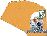 Vista 405 de CountryArtHouse Marco ovalado verde cazador de 5 x 7 pulgadas, sin ácidos, con núcleo blanco, corte biselado para fotos de 4 x 6, se adapta a marcos