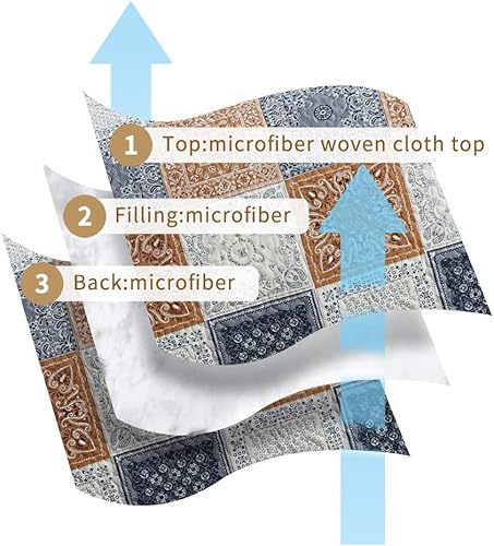 Miniatura 6 de NEWLAKE - Juego de cubrecama o edredón reversible con patrón de bloques de color, tamaño queen