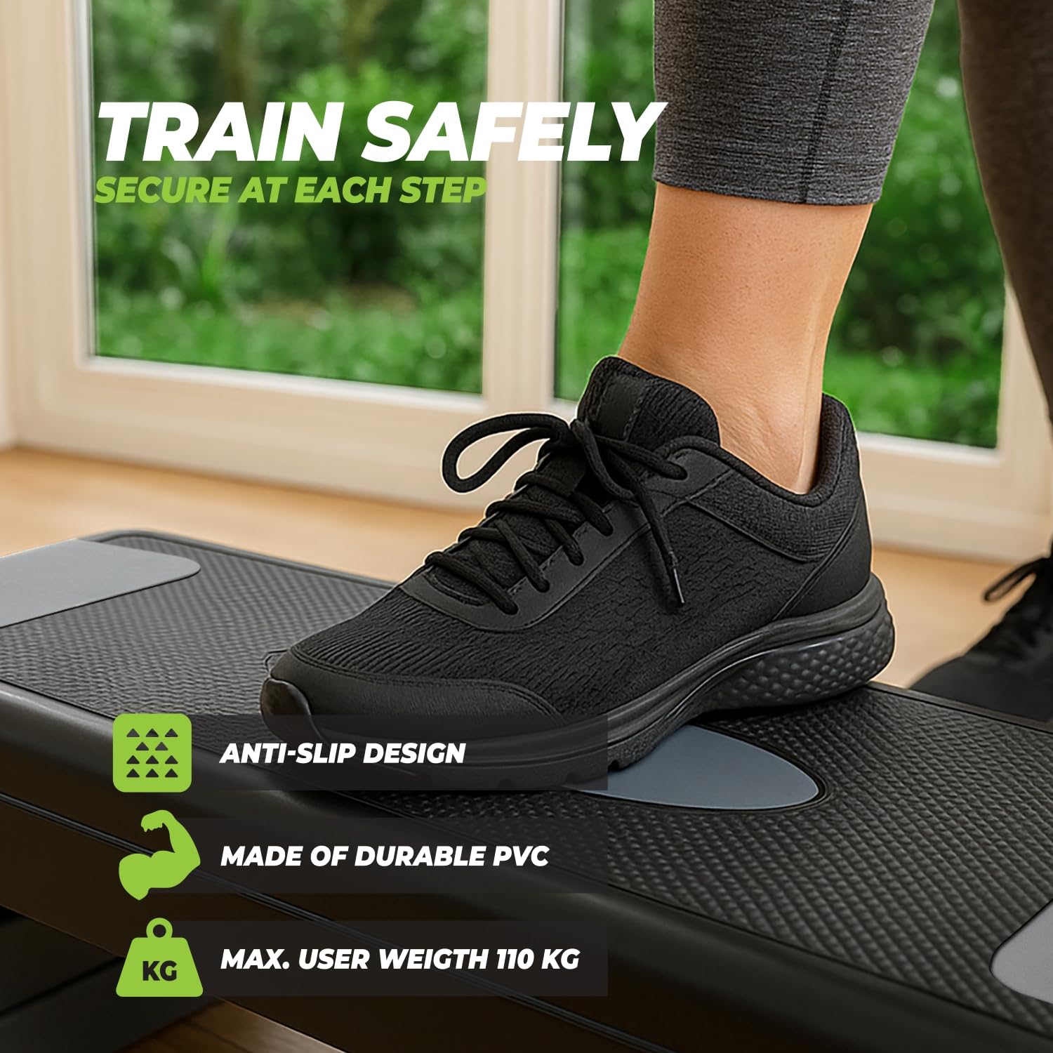 Piattaforma aerobica VirtuFit - Stepper aerobico - Regolabile