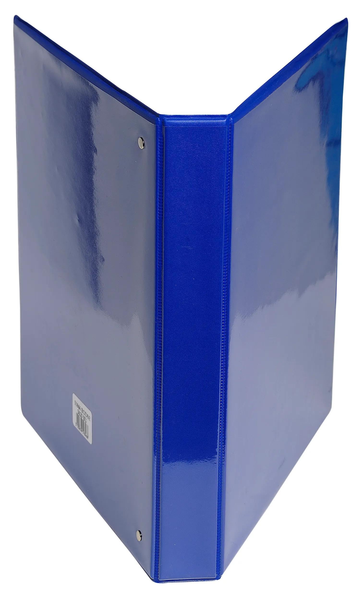 Exacompta - Réf. 51842BE - Carton de 10 classeurs personnalisable 3 poches - 4 anneaux en D de 30 mm - Dos 47 mm - Dimensions extérieures : 32 x 27,7 cm - Format à classer A4 Maxi - Bleu