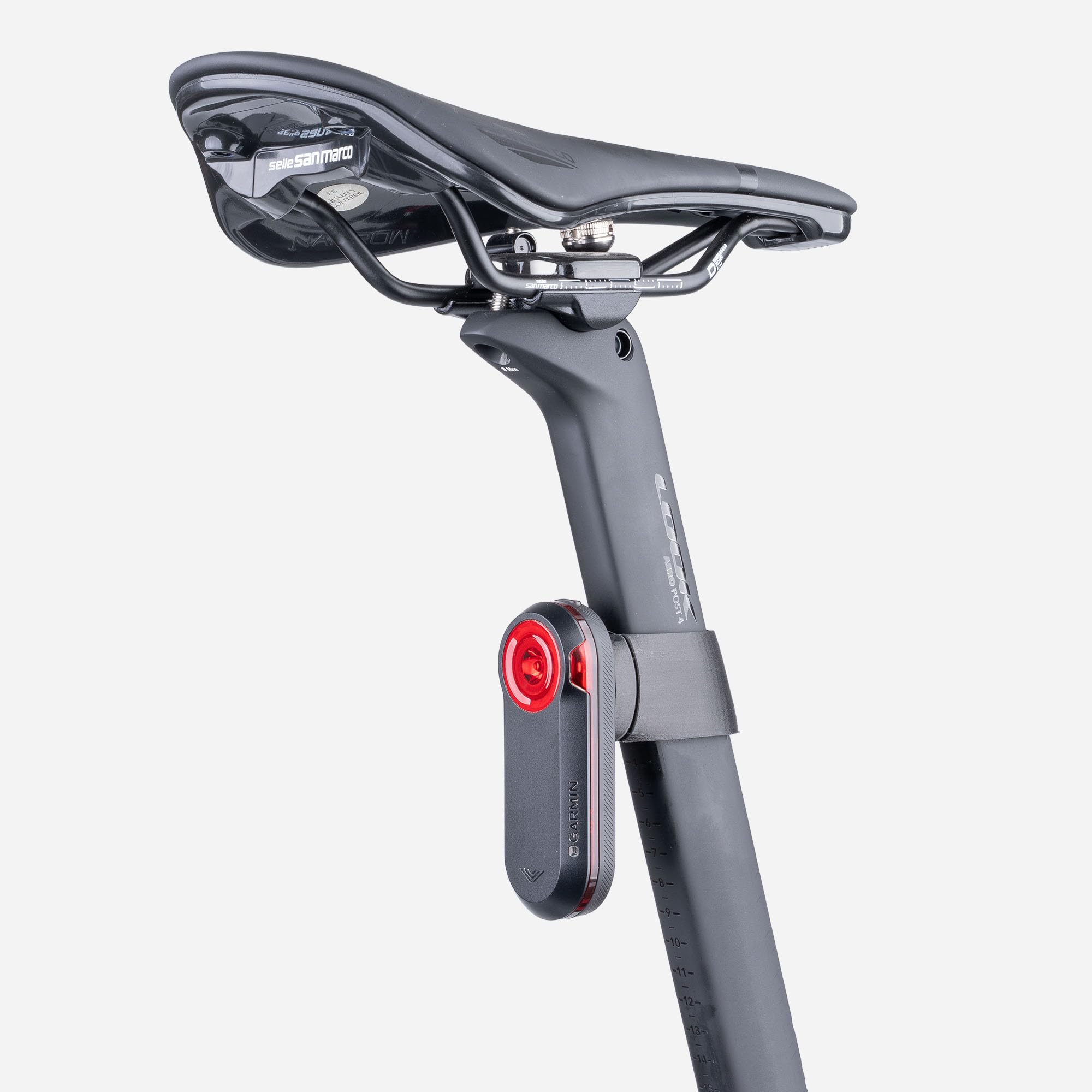 Supporto radar per Look 795 Blade RS Gen 2 - Compatibile con Garmin Varia 515, supporto per stelo di sella con morsetto di serraggio su misura
