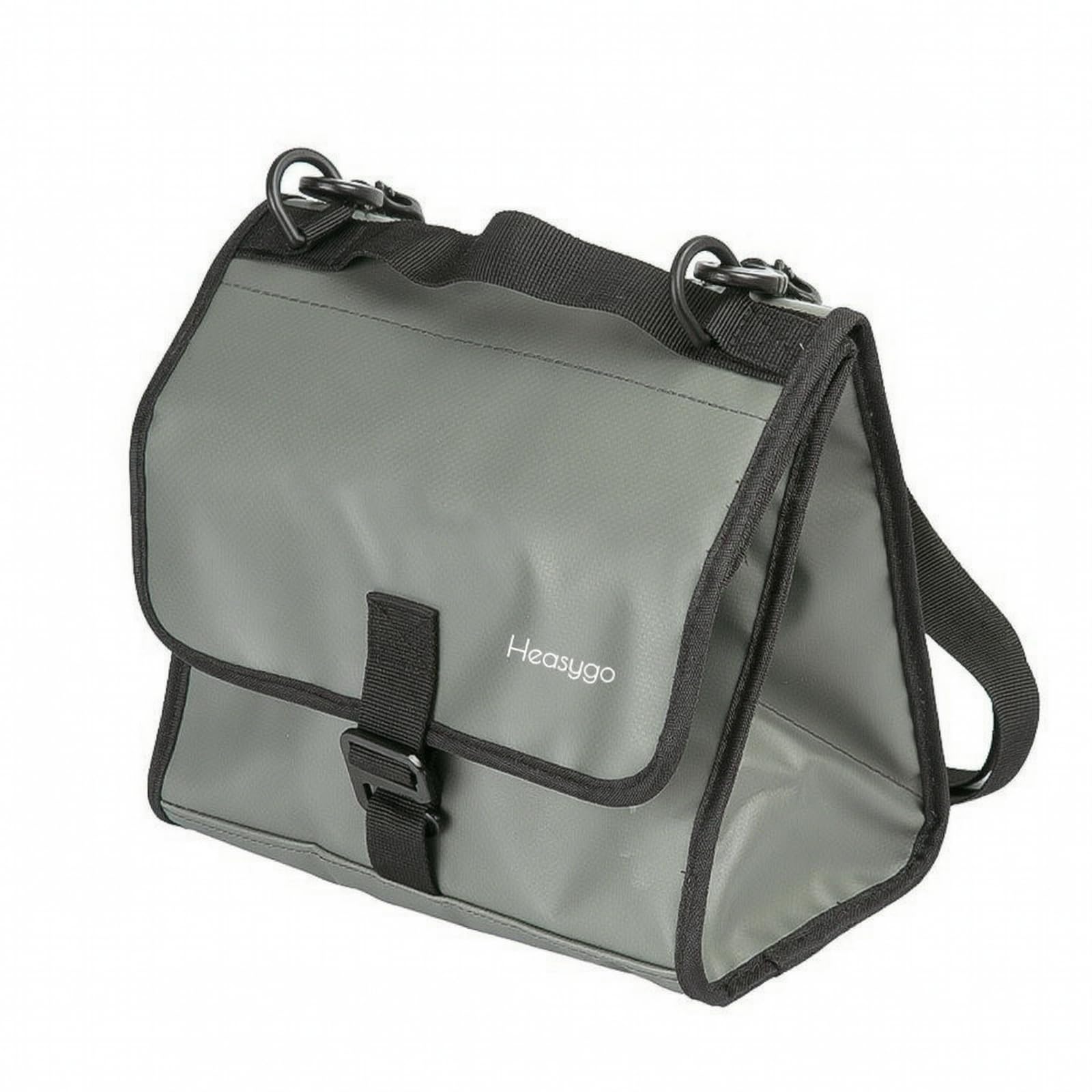 Bolsa Manillar con Correa Hombro, 13 Pulgadas, Gris, Gris