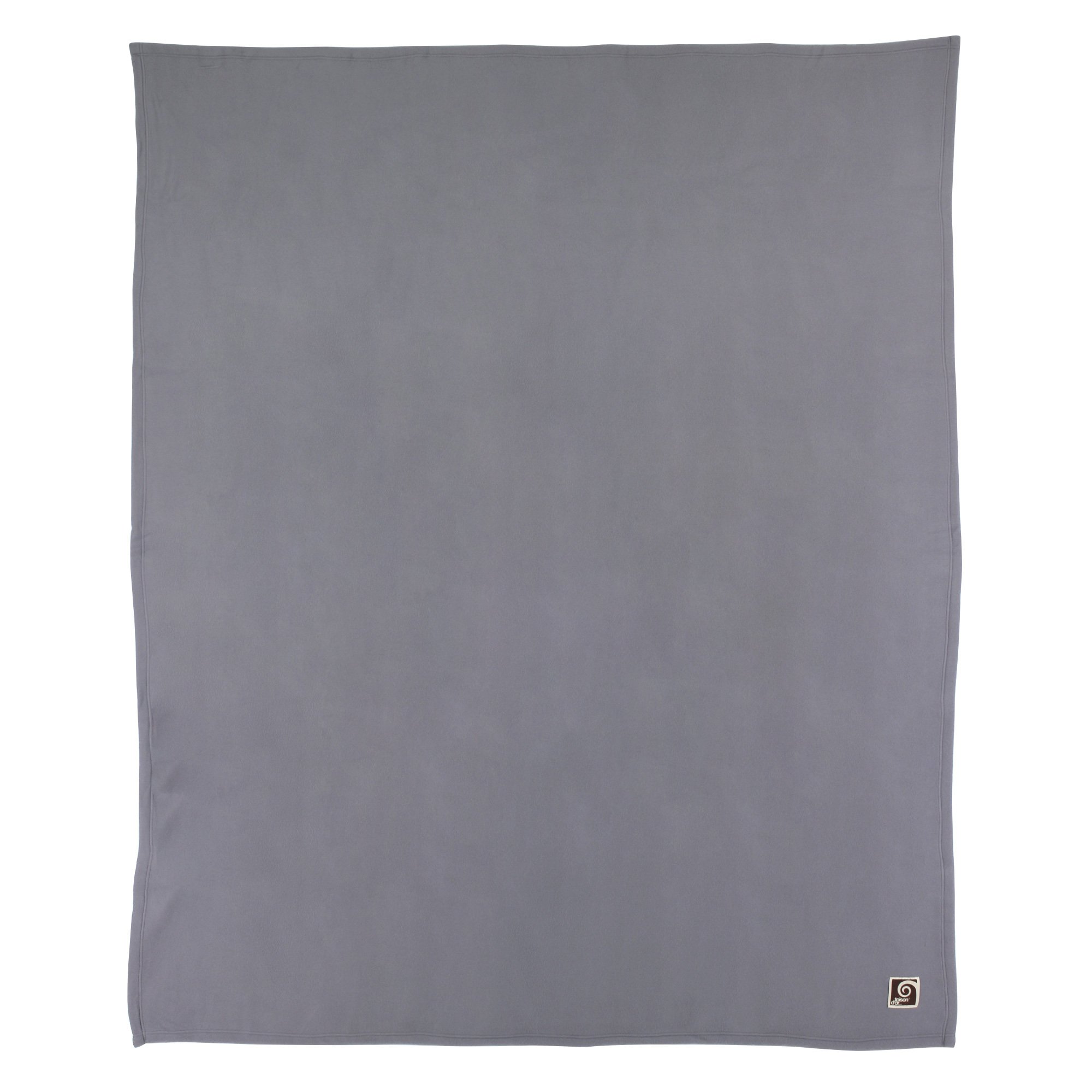 Linnea Couverture Polaire 240x300 cm 100% Polyester 350 g/m2 Teddy Gris Acier