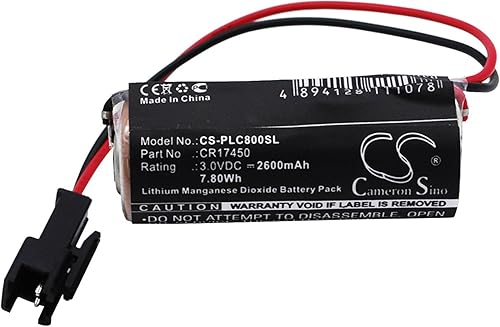 Miniatura 5 de Batería de repuesto de alto rendimiento de 3.0 V para Sanyo CR8.LHC CR8.L con CR17450 CR17450E-R CR17450ER/2600mAh