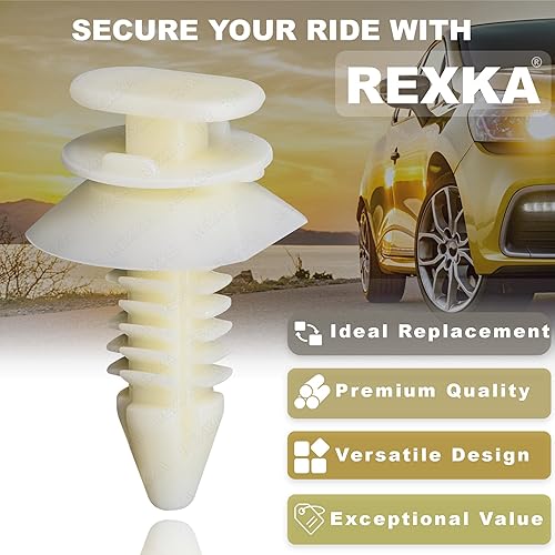 Miniatura 4 de Rexka 15 clips de retención para panel de moldura de puerta, 15612948, compatibles con GM Chevrolet GMC Tahoe Suburban Yukon Blazer Cadilac Escalade