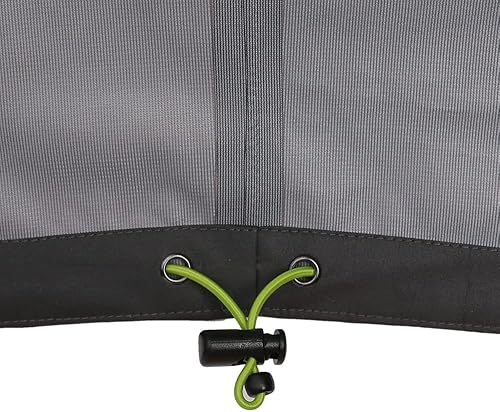 Vista 8 de Kylebooker Chaqueta de vadeo de pesca con mosca, actividades al aire libre, chaquetas impermeables para hombres y mujeres Negro