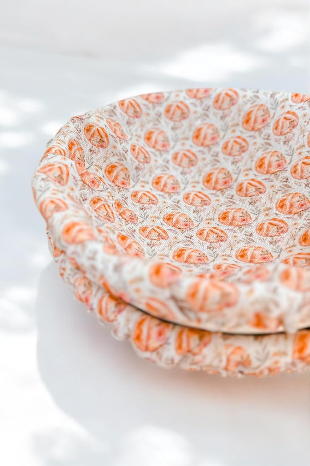 Banneton Covers (Set of 2) Vintage Floral | Sourdough Reuseable Covers | Cute Baking Gift | Linen | Washable | Bread Proofing | Kitchen Food Storage Gifting