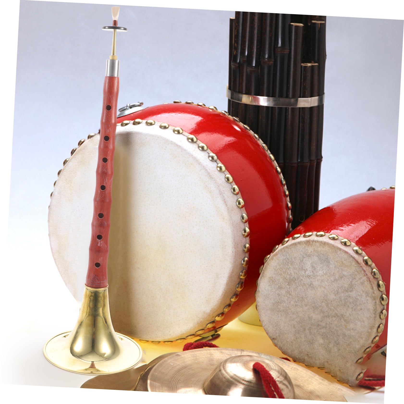 Generic Suona Cinese in Palissandro Rosso Per Principianti Strumento Musicale a Fiato Leggero e Portatile Suono Naturale e Bello Realizzato a Mano Buona Esperienza
