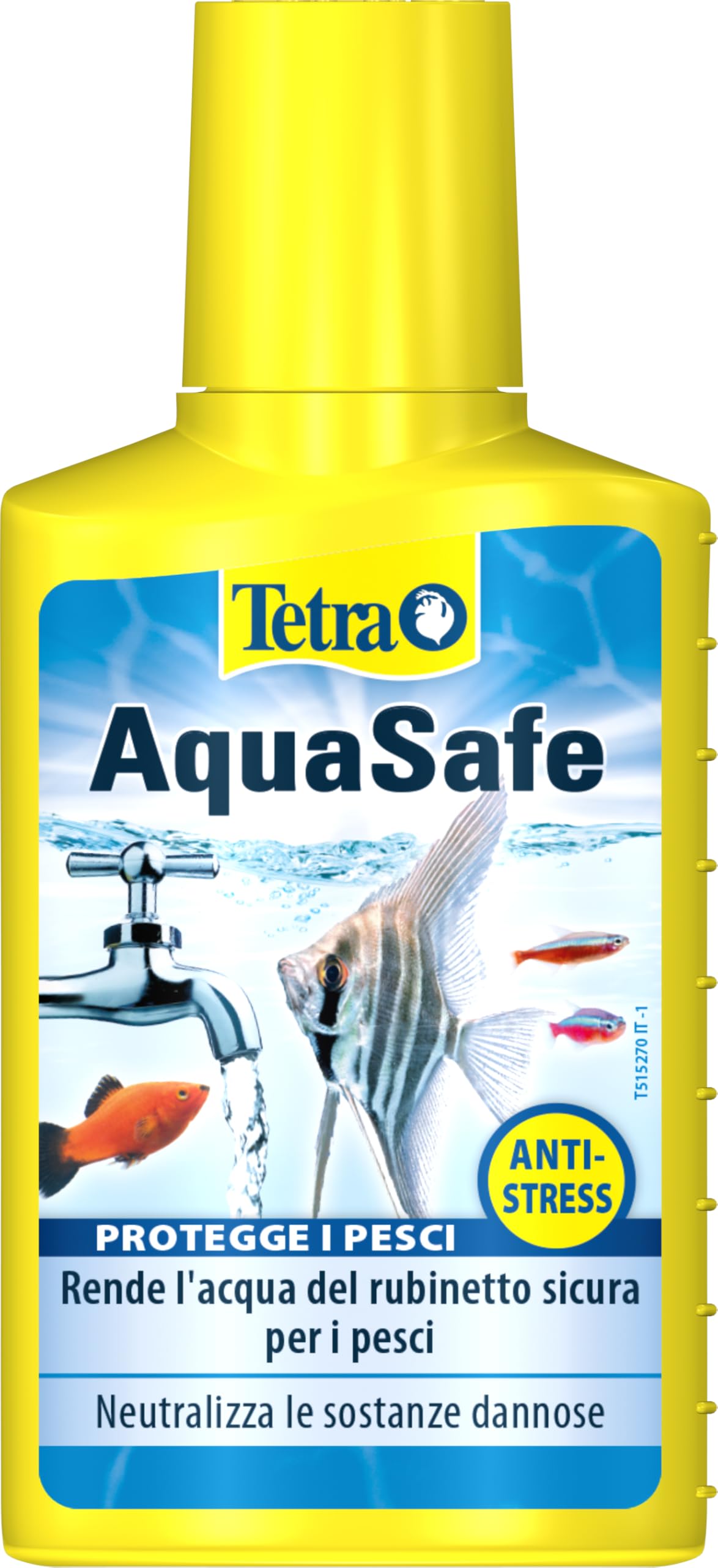 Tetra AquaSafe, Rende l'Acqua del Rubinetto Sicura, Neutralizza Le Sostanze Dannose per i Pesci - 100 ml
