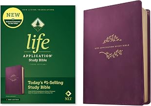 NLT Life Application Study Bible, Third Edition (LeatherLike, Purple, Red Letter)