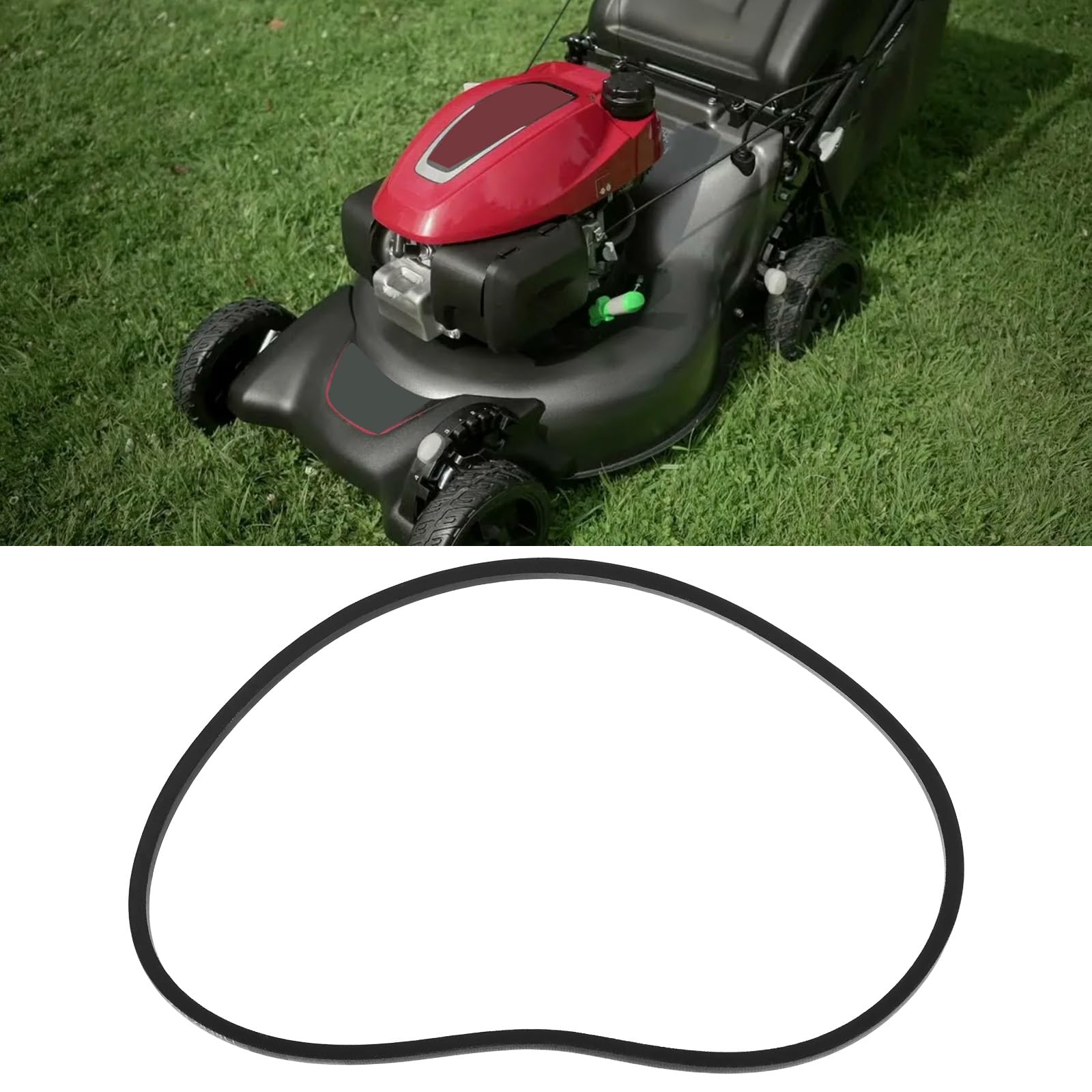 ECSiNG Cinghia Trapezoidale 2 Pezzi 22431-VG4-B50 Compatibile Con Honda HRB 536 C Compatibile Con Trasmissione Tosaerba IZY 53