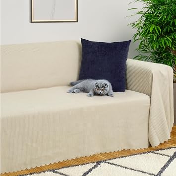 Mikrofiber  nil Fitilli Minimalist Koltuk  rt s  -175x300 cm Large,  ift Tarafl , Kaymaz, Terletmez,Camel