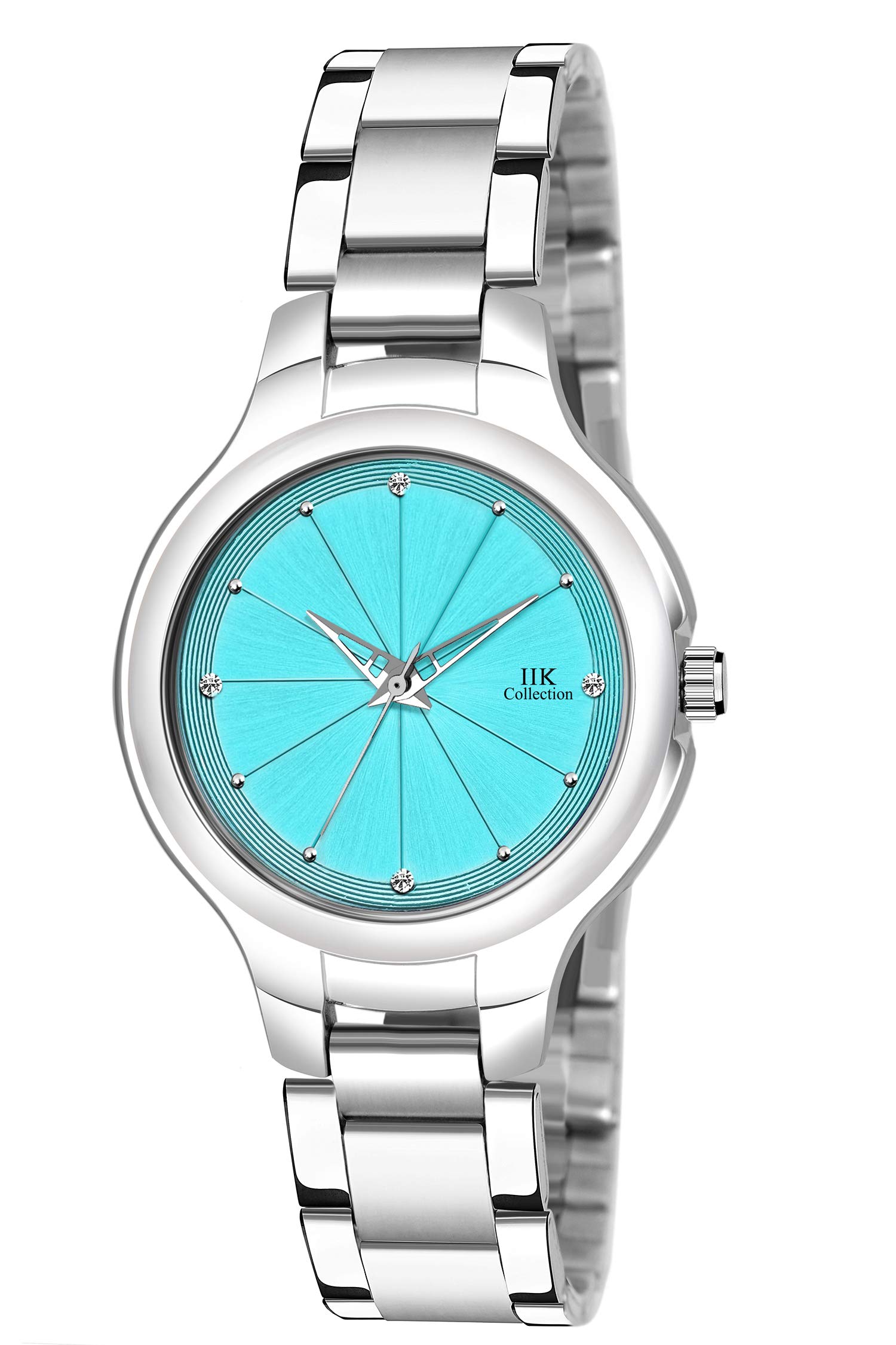 IIK COLLECTION Analogue Green Dial Silver Bracelet Girls & Womens Wrist Watch (IIK-3033W) (B08QW2QZZ1) Amazon Price History, Amazon Price Tracker