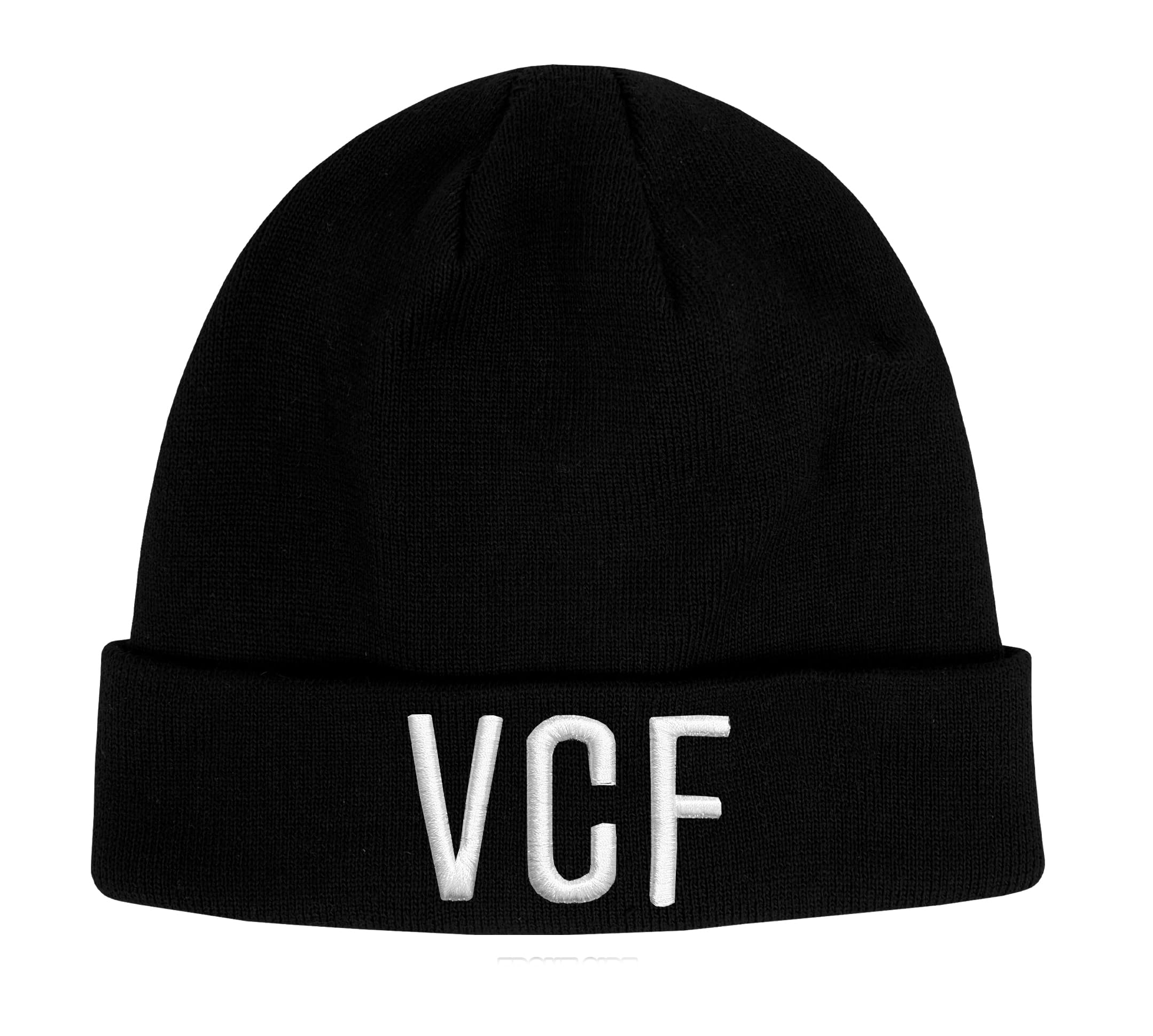 Valencia CF | Gorro Clásico Negro Siglas Adulto | Unisex