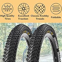 Vista 4 de 24 X 1.95 Inch Folding Bike Tires with 3mm Anti Puncture Proof Protection for Mountain Bicycles