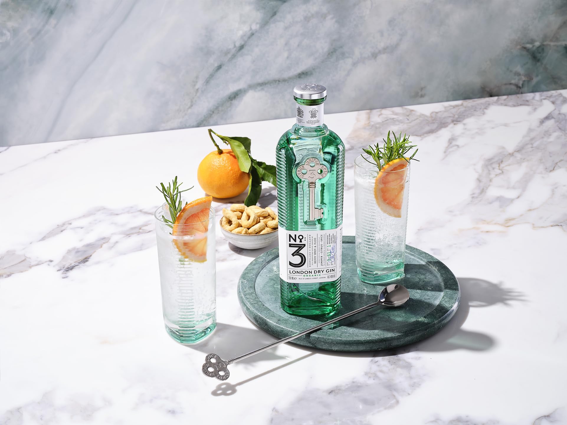 No. 3 London Dry Gin Organic by Berry Bros. & Rudd | 1x0.7L | England | Intensiver Wacholdergeschmack