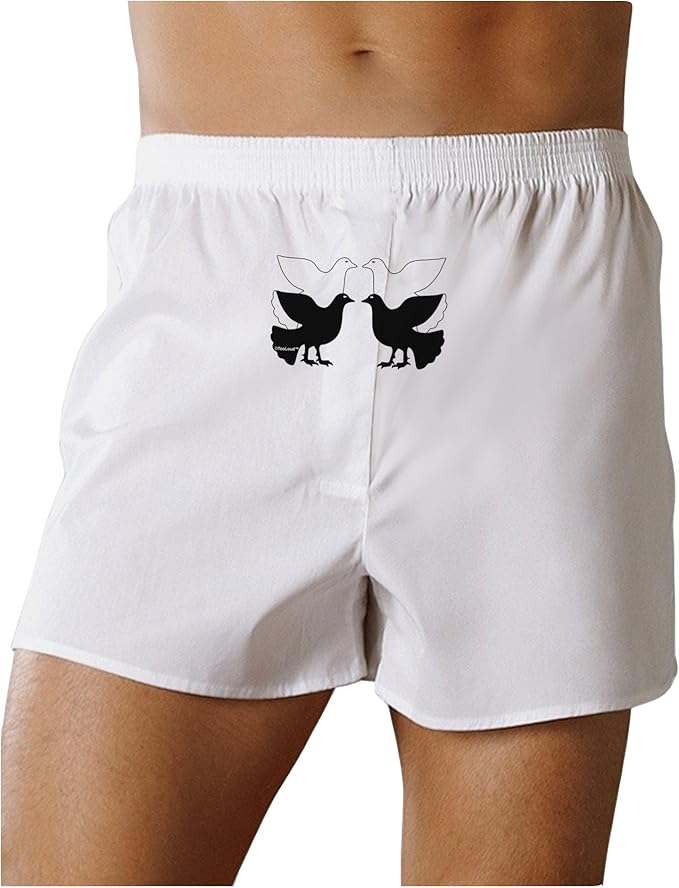 TOOLOUD Four Calling Birds Front Print Boxers Shorts