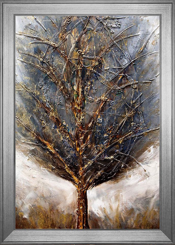 Soyut Ağaç Motifli Kanvas Tablo DBSANAT1664913