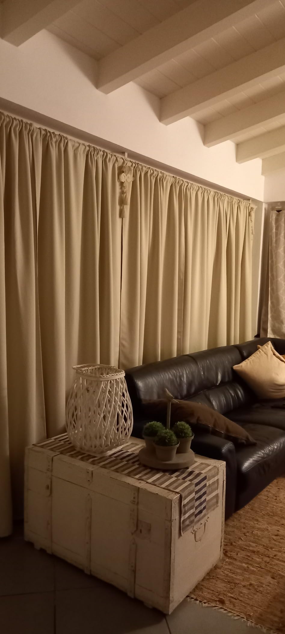 Deconovo Tende Oscuranti Beige: Luce Fuori, Stile Dentro (140x240 Cm, 2 Pannelli) - 2