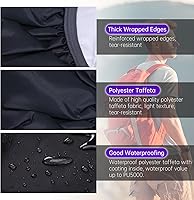 Vista 3 de Mochila impermeable con tira reflectante para montañismo, viajes, ciclismo, camping y al aire libre